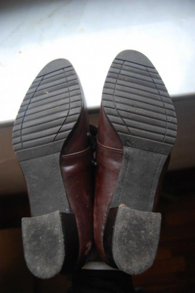 Vintage  Leder Schnürschuhe Schuhe Trendi