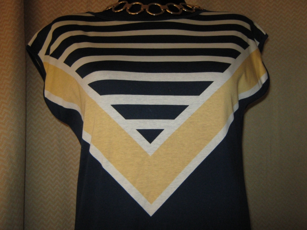 NEU * Original VINTAGE * Marine * Navy * Sailor * Maritim- LOOK * T- Shirt * Etui- Kleid 