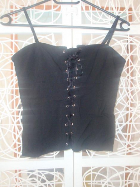 Corsagentop zum Schnüren