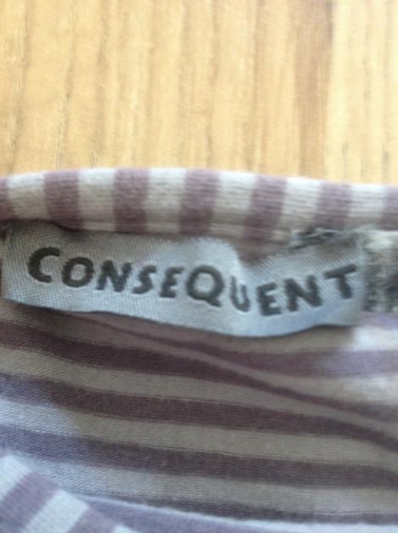 Gestreiftes Kleid von Consequent marine