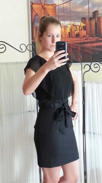 wunderschönes Cocktailkleid mit Chiffon