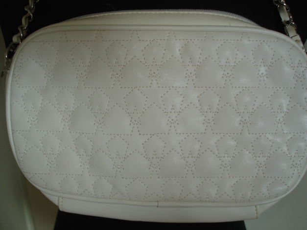 Tasche, Schultertasche, Weiß, Stars, Kette