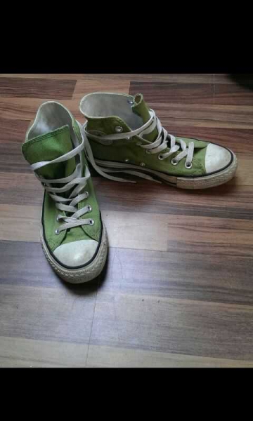 Grüne Converse Chucks