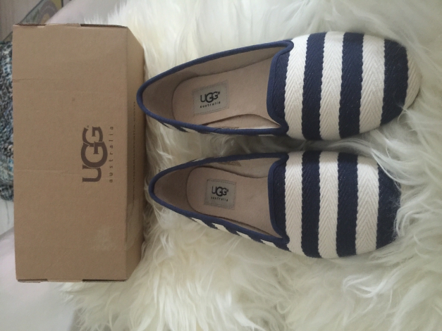 Ugg espandrilles neu maritim blau weiß gestreift Ballerina 37 