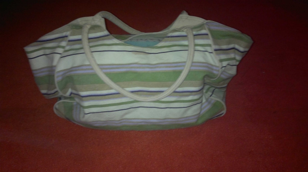 Grüne Shoppingtasche