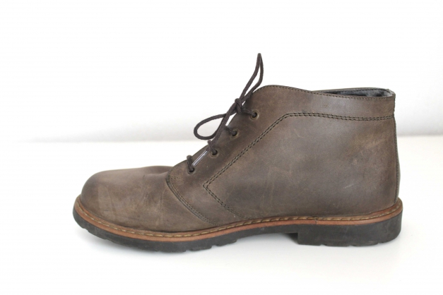 -- Lederschnürer -- Original Hush Puppies Lederboots Braun Gr. 39