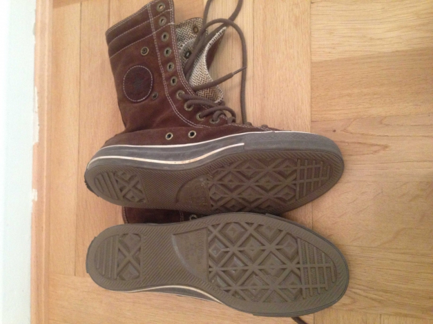 Chucks mit Fischgrätenmuster innen