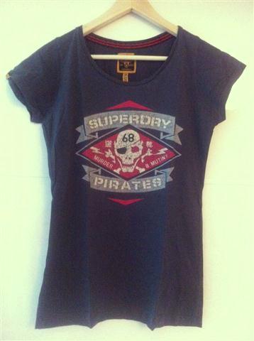 SUPERDRY T-SHIRT PIRATES - 38/S