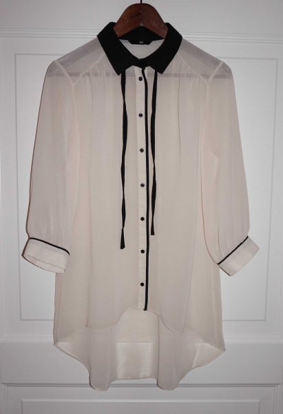 Wunderschöne H&M Bluse Transparent, Größe 38