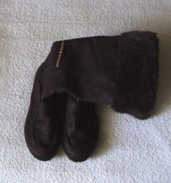 Braune Stiefel , Gr.39