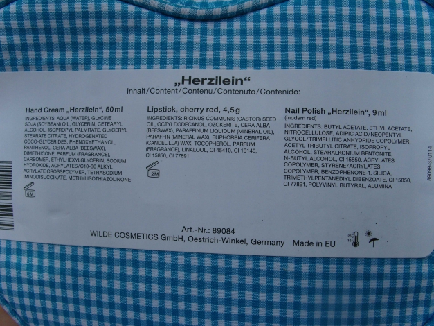 LCN Herzilein Kosmetiktasche / Set