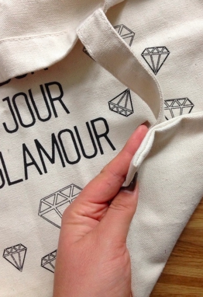 Cooler Stoffbeutel mit Print 