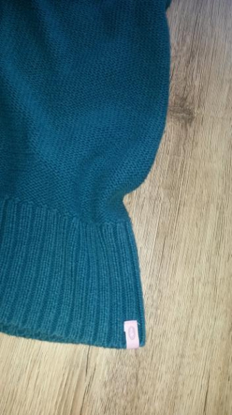 Türkise, kurzärmlige Strickjacke von Esprit 