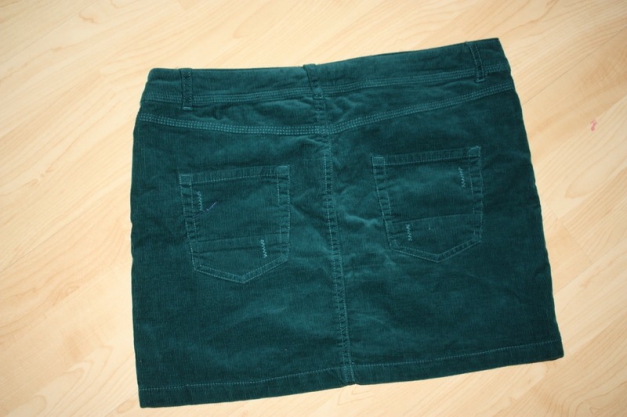 Türkiser Cordrock von Pimkie