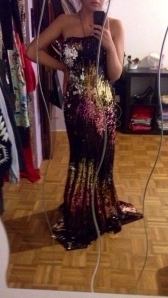 Pailletenkleid Prestije Metallic