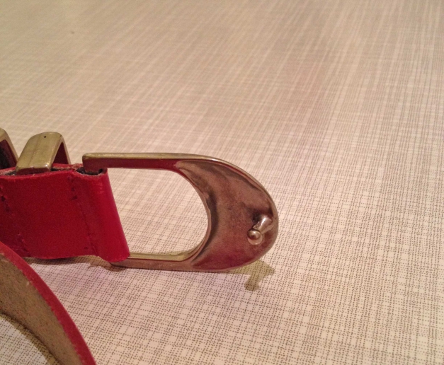 süßer Nietengürtel in Pink mit Sternen* 82cm*