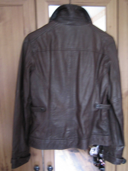 Lederjacke S.Oliver braun neu