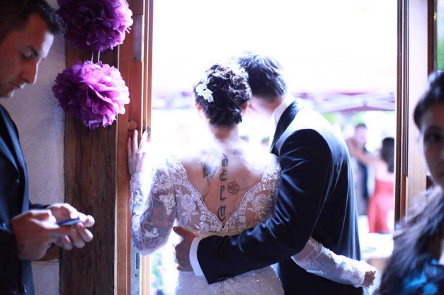 Hochzeitskleid,Brautkleid,ivory,Mermaid,spitze,Seriana,Schleppe