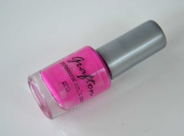 Grafton Nagellack Design Lack mit dünner Spitze pink NEU