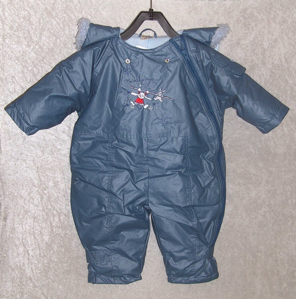 Schneeanzug mit Kapuze  Gr.74