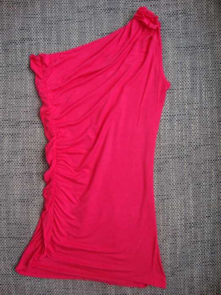 Sexy One Shoulder Tunika, Longshirt