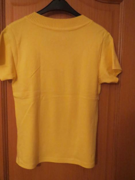 T- Shirt, Kurzarm, hellgelb