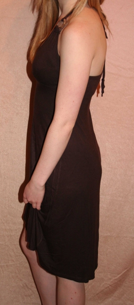 Strandkleid/ Sommerkleid braun, Größe 34