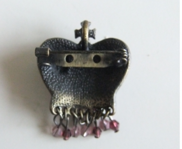 Seltene Brosche Gothic Vintage Royal Steampunk