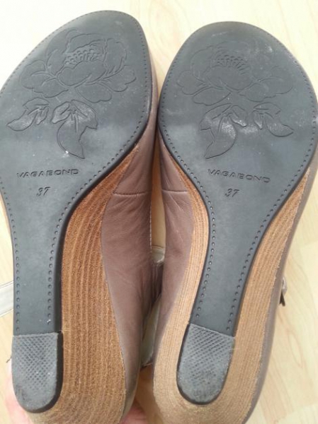 Vagabond Leder Wedges Lugano Keil Pumps 37