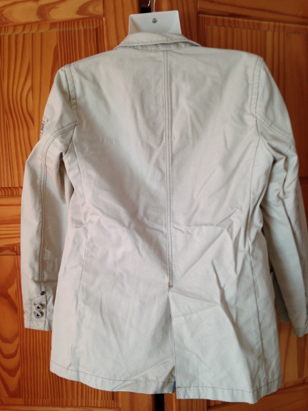 Jacke, Blazer, beige, Trenchcoat