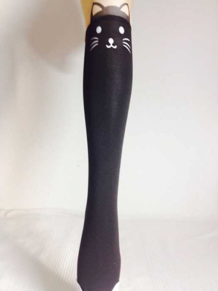 Strumpfhose Nylon Smiling Cat
