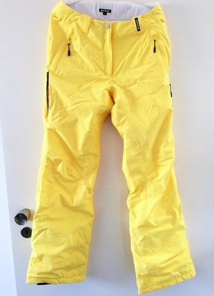 Matador Skihose gelb neu L warm Fleece Nierenwärmer Skischuhklemme #Matador