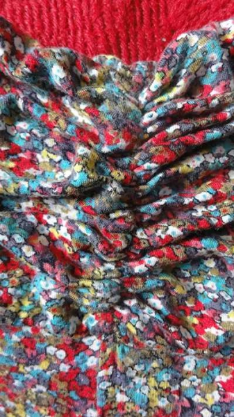 mille fleur Bandeau Top Schulterfrei aus Jersey