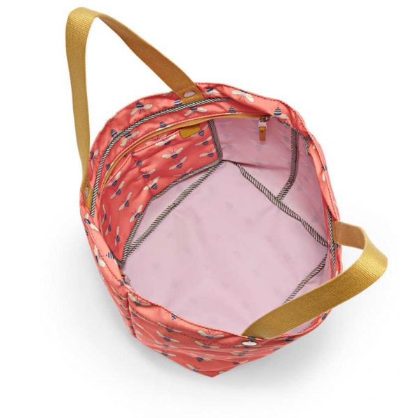 Fossil Tasche Damen KeyPer Tote Shopper Rosa Bienen