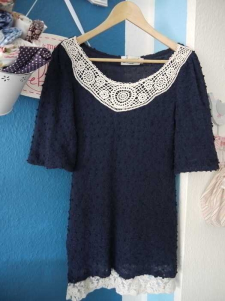 Royalblaues Kleid mit Spitze lace lacedress blogger musthave