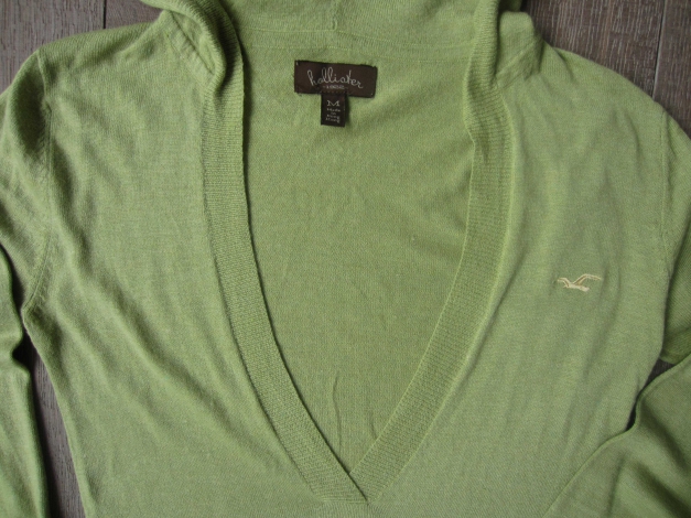 Süßer Hollister Pullover Oberteil Pulli mit Kapuze - Gr. M