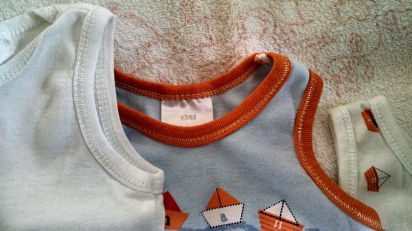 3 Bodies ohne Arm Gr. 56/62