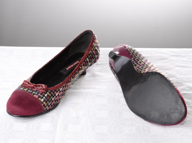 Pumps Gr.39 / 40 mit kleiner Schleife Pfennigabsatz 