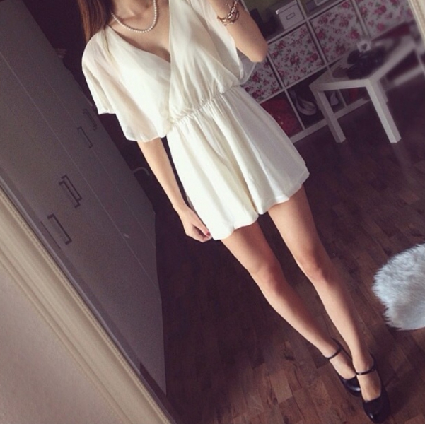 AX Paris Jumpsuit beige NEU