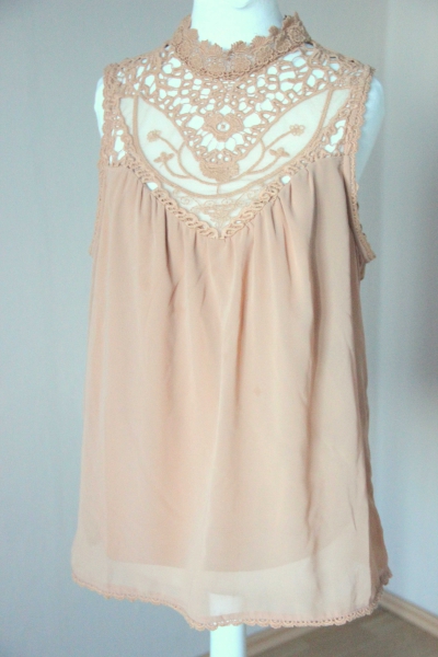 Bluse mit Spitze