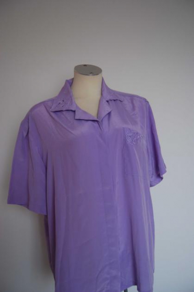 Vintage  True Lila Bluse Trendi