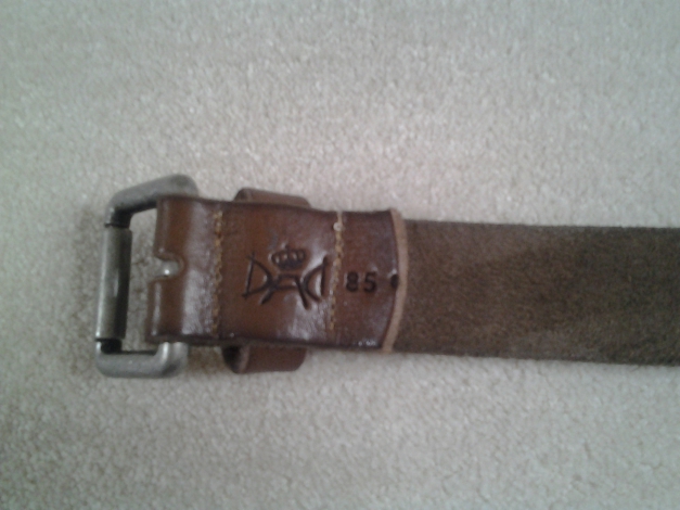 D.A.D. Marken-Gürtel Damen Braun wie NEU Gr 85 