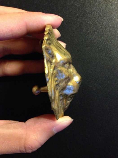 Löwenkopf Gürtelschnalle / Gürtel