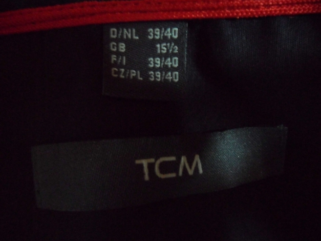 Schwarzes Herrenhemd Gr.39/40