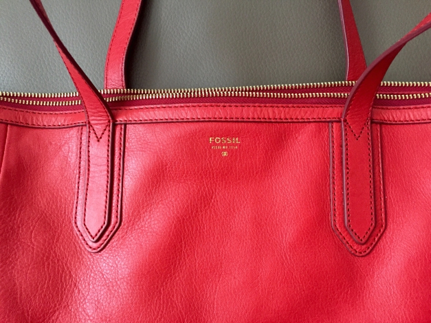 Fossil Tasche rot
