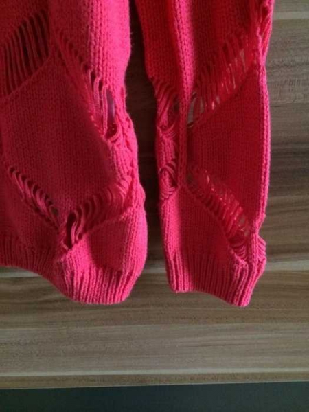 Vila / Pullover / pink / Lochmuster / M