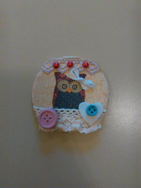 DIY Eulenspiegel, ca. 5cm groß, Individualisierbar!