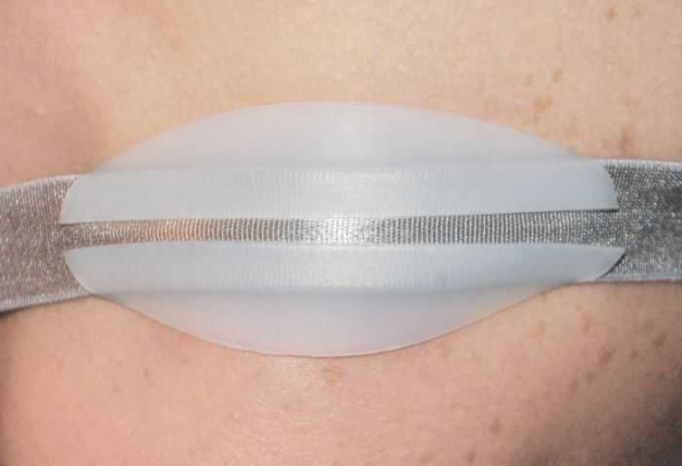  BH - Trägerkissen Silikon, Shoulder Pads, weiß