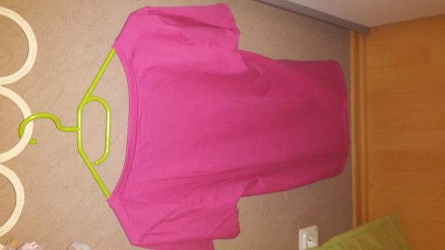 T-Shirt  in Pink mit Gesicht 