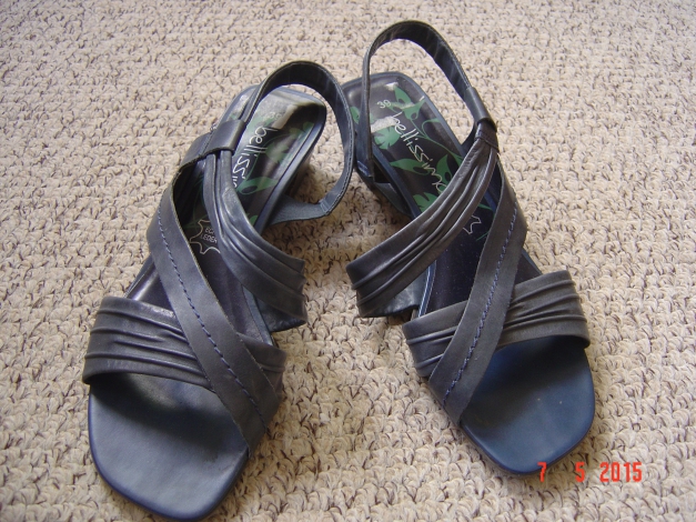 Sandale/Sandalette in blau